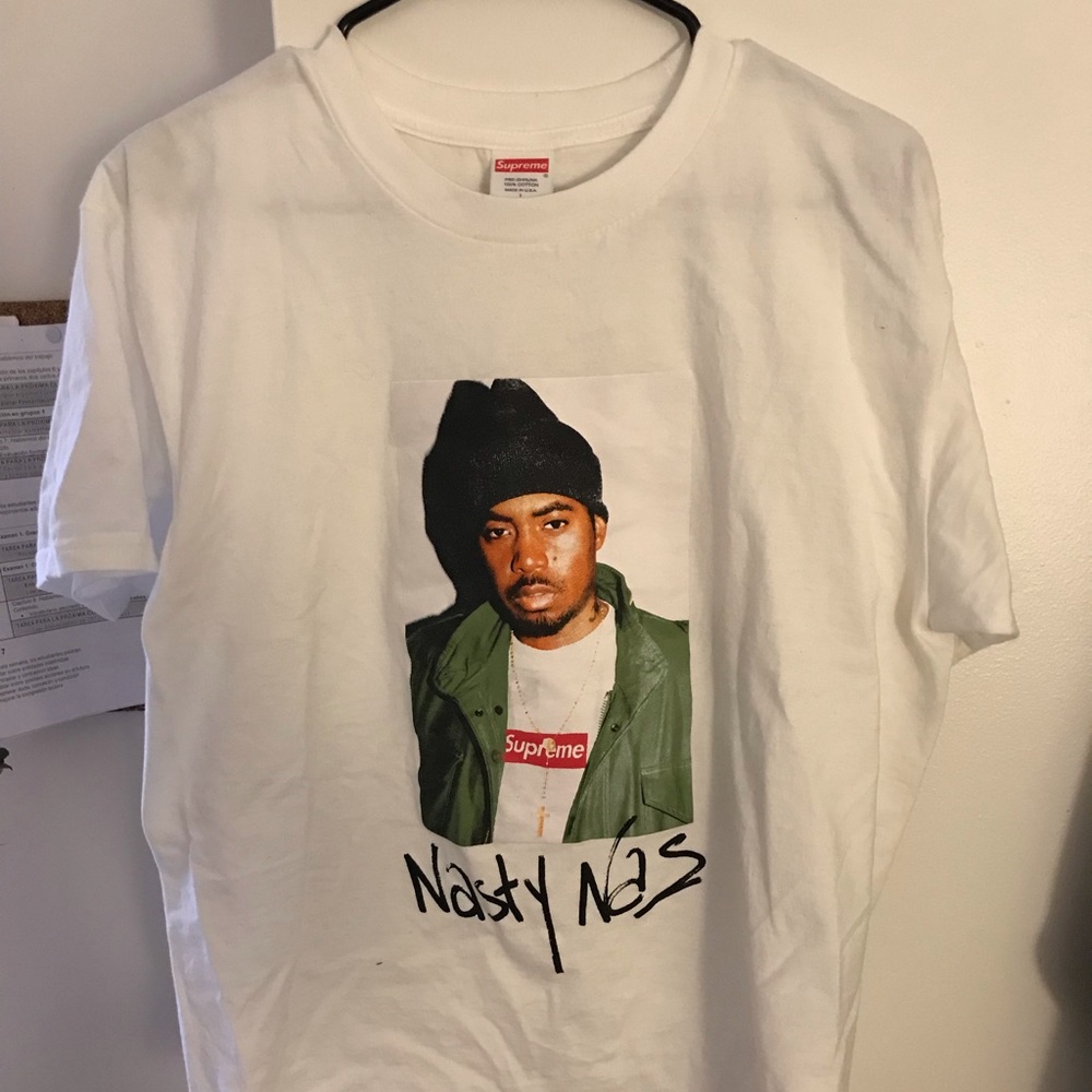 Nasty Nas Supreme Photo Tee Size Large